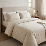 Double Percale Jacquard Duvet Cover Set | Italia Magazzini