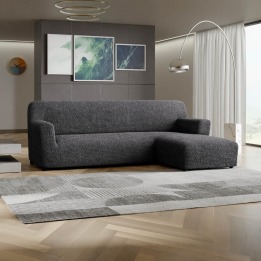 Bi-Elastic Ribbed 3-Seater Sofa Cover | Italia Magazzini